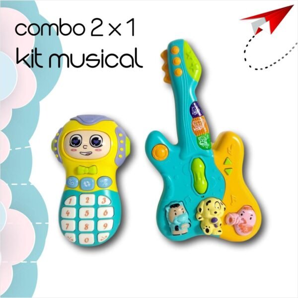 SET MUSICAL - GUITARRA ELECTRICA + TELEFONO