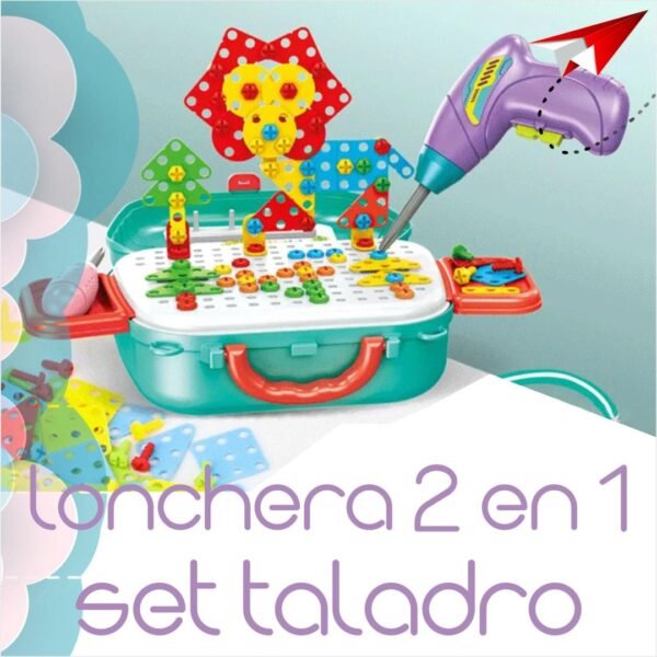 lonchera set taladro armable