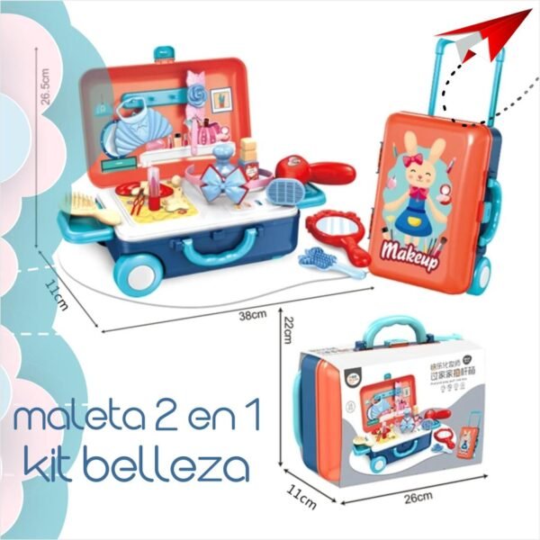 maleta belleza set 2 en 1